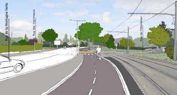 Strasbourg: Development of a cycle connecting path