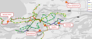 Concept d'électrification des bus pour la ville d'Innsbruck