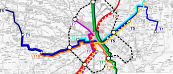 Etudes préliminaires du lot 5 de la phase 3 du tramway de Bordeaux